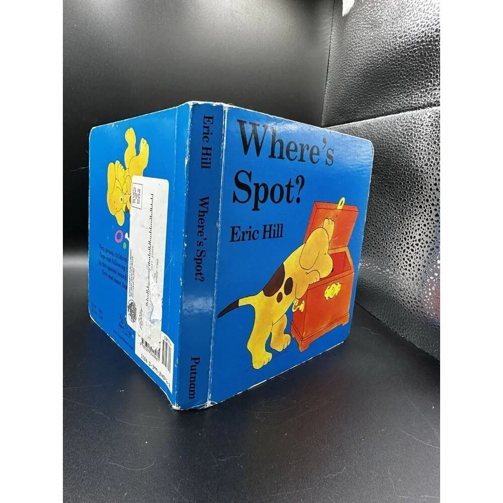 Where's Spot? Lift The Flap Board Book By Eric Hill‎ Vintage 2000 Puppy Dog GUC